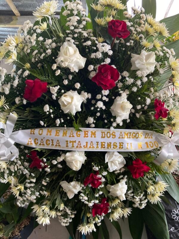 coroa de flores para velorio bc