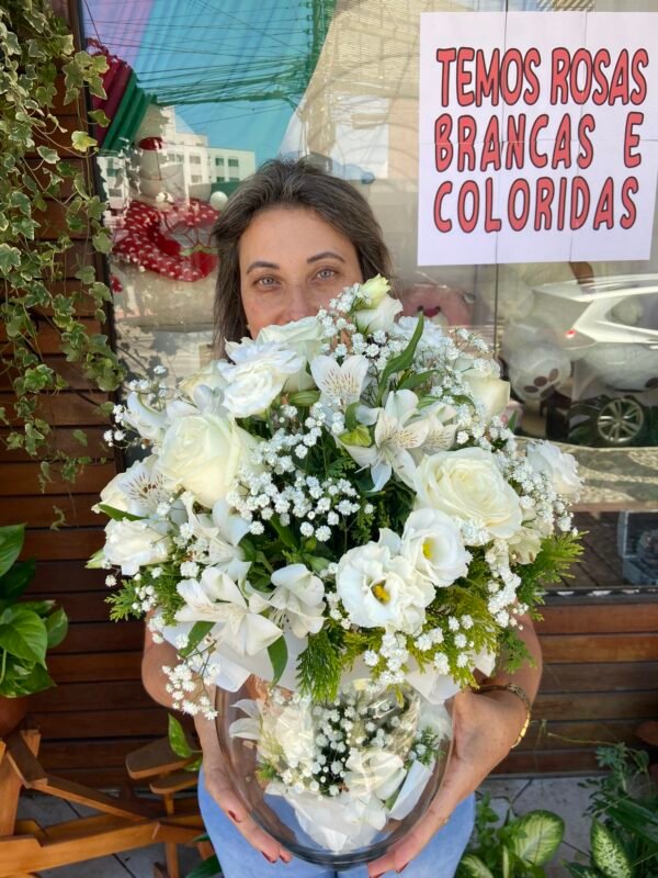 Arranjo Branco Delicado