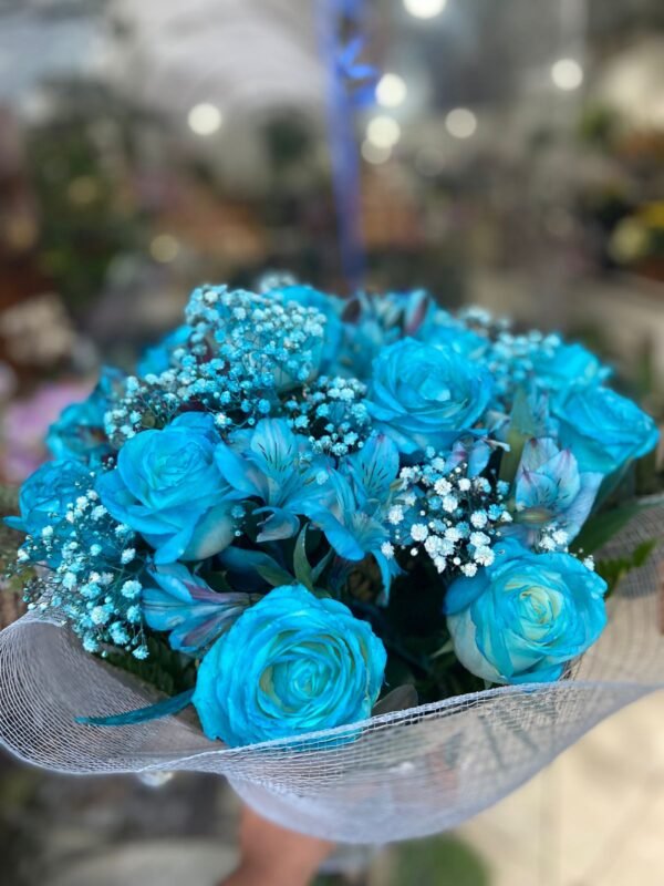 Buque de Rosas Azuis - Image 2